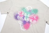 高品質 クロムハーツ スーパーコピー 2024春夏新型馬蹄落書き十字プリント水洗半袖Tシャツ