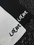 入手困難 ロエベ コピー 24 ss新作合皮衝突色ポケット刺繍アルファベットカジュアルパンツ2色
