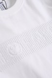 一目惚れ♪ ロエベ スーパーコピー 刺繍オールインワンネック半袖Tシャツ