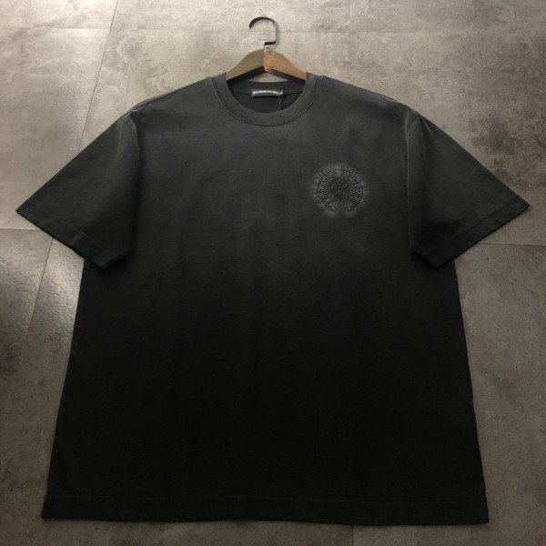 ★超人気 クロムハーツ スーパーコピー 2024新型同系色の馬蹄型半袖Tシャツ