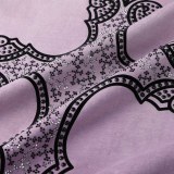 高品質 クロムハーツ 激安通販 2024新作クロスドリル半袖Tシャツ