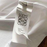 日本未入荷 ロエベ 激安偽物 重工刺繍男女同型丸首Tシャツ
