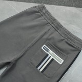 使い勝手良し プラダ n級品 トリコロールロゴサイドリボン付きカジュアルパンツ