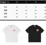 使い勝手良し ロエベ コピー 2024夏の新作タオル刺繍ロゴ刺繍オールインワンネック半袖Tシャツ
