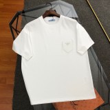 日本未入荷 プラダ コピー 2024新作ラベリングロゴ半袖Tシャツ