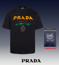 一目惚れ♪ プラダ コピー 2024新型丸首半袖Tシャツの色