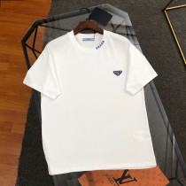 追跡付 プラダ n級品 2024新作ラベリングロゴ半袖Tシャツ