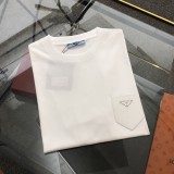 日本未入荷 プラダ コピー 2024新作ラベリングロゴ半袖Tシャツ