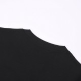 【話題商品！】プラダ n級品 2024 SS春夏新作メタリック3点角ラベル刺繍ロゴラウンドネック半袖Tシャツ