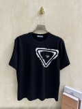 大人気 プラダ コピーおすすめ グラフィティメタリックトリコロール半袖Tスリーブ2色