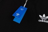 ★超人気 アディダス コピー 三段棒ステッチ肩落ちタイプカップル半袖Tシャツ2色