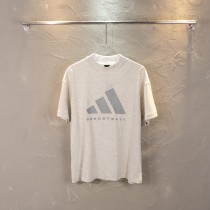 新作 アディダス 偽物通販 2024 Chapter 02カップルoversizeゆったりバスケット半袖Tシャツ3色