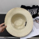 一目惚れ♪ ルイヴィトン 偽物通販 2024新草編みリボン日除けフードつば付き麦わら帽子