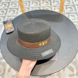 稀少 ルイヴィトン n級品 2024新機織りリゾート風鉢帽麦わら帽子