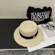 一目惚れ♪ ルイヴィトン 偽物通販 2024新草編みリボン日除けフードつば付き麦わら帽子
