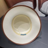 使い勝手良し プラダ コピー 2024新型フラットトップカバーサイド麦わら帽子