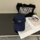 大人気 プラダ コピー デニム逆三角野球帽