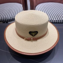 超奇跡の入荷☆ プラダ 激安通販 2024新型フラットトップカバーサイド麦わら帽子