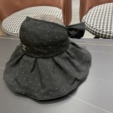 稀少 シャネル コピー 2024夏モデル大庇空天井日よけ漁師帽