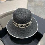 大人気 ディオール 激安通販 2024SS新草編み日よけ麦わら鉢帽