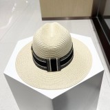 累積売上総額第１位！ディオール 激安偽物 2024の新作草編みサンバイザー麦鉢帽子