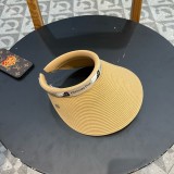 使い勝手良し ディオール コピー 2024夏の新作ラメリボン爆発型サンバイザー空キャップ