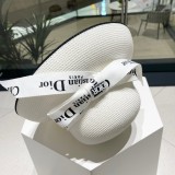 【話題商品！】ディオール 激安通販 2024の新作草編みサンバイザー麦鉢帽子