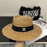 日本未入荷 シャネル n級品 2024春夏新作リゾートペーパー弁草バーナーハットサンバイザー