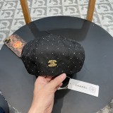 新作 シャネル 偽物通販 chanel重工ラインストーンベレー帽子