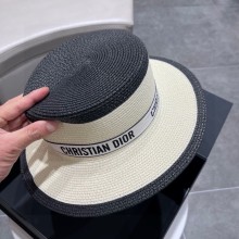 【限定】ディオール スーパーコピー 2024SS新草編み日よけ麦わら鉢帽