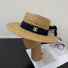 日本未入荷 シャネル n級品 2024春夏新作リゾートペーパー弁草バーナーハットサンバイザー