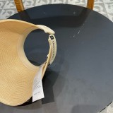 超奇跡の入荷☆ ディオール 激安通販 2024夏の新作ラメリボン爆発型サンバイザー空キャップ