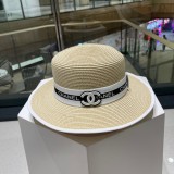 【限定】シャネル n級品 2024新作小香風編み鉢帽麦わら帽子は
