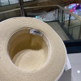 【限定】シャネル n級品 2024新作小香風編み鉢帽麦わら帽子は