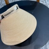 超奇跡の入荷☆ ディオール 激安通販 2024夏の新作ラメリボン爆発型サンバイザー空キャップ