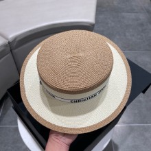 追跡付 ディオール コピーおすすめ 2024SS新草編み日よけ麦わら鉢帽
