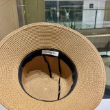 【限定】 ディオール コピーおすすめ 2024新作シャンパーニュフラットトップの麦わら帽子