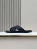 【話題商品！】ディオール n級品 男性用本革スリッパ