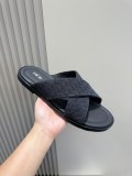 【話題商品！】ディオール n級品 男性用本革スリッパ