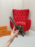 追跡付 ル イヴィトン n級品 太ヒールサンダル