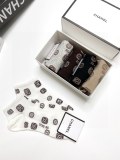 新作 シャネル コピー ダブルCアルファベットコットンソックス