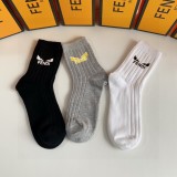 高品質 フェンディ 激安通販 の新作定番ミディアムアクセサリーソックススタッズソックス