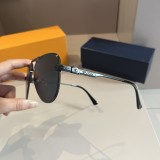 入手困難 ルイヴィトン コピーおすすめ のメタル単梁パイロットガマ型おしゃれサングラス
