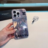 高品質 シャネル コピー 携帯水波紋貝殻紋IMD全エンベロープケース
