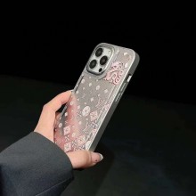使い勝手良し ルイヴィトン スーパーコピー lv携帯ケースマロン柄金属メッキ皮革の服感二合一携帯ケース