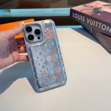 使い勝手良し ルイヴィトン スーパーコピー lv携帯ケースマロン柄金属メッキ皮革の服感二合一携帯ケース