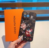 【話題商品！】ルイヴィトン 偽物通販 LV携帯ケースクリスマスシリーズ縁取り皮質精孔携帯ケース