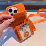 【限定】 エルメス コピー のパスケースは携帯ケースを斜めに掛けて