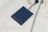 一目惚れ♪ ルイヴィトン 激安偽物 LVロゴ刺繍たっぷりプリントリボンスタンドネックジッパーコート