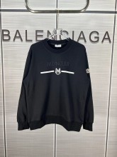 入手困難 モンクレール  激安通販 丸首衛衣蒙口高工刺繍アルファベットクラシック男女衛衣